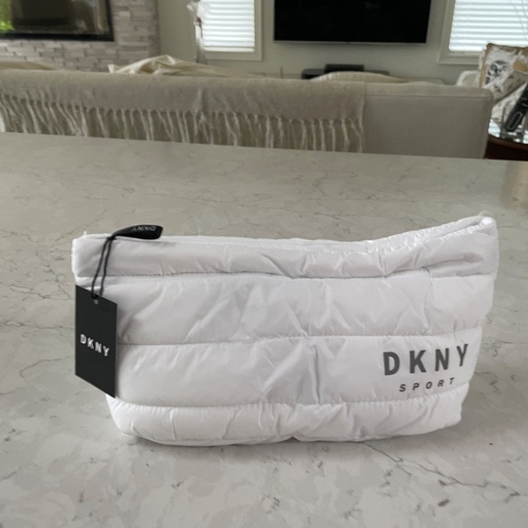 NEW Bag Clutch Style DKNY Sport White Puffer Style Casual - Picture 2 of 10